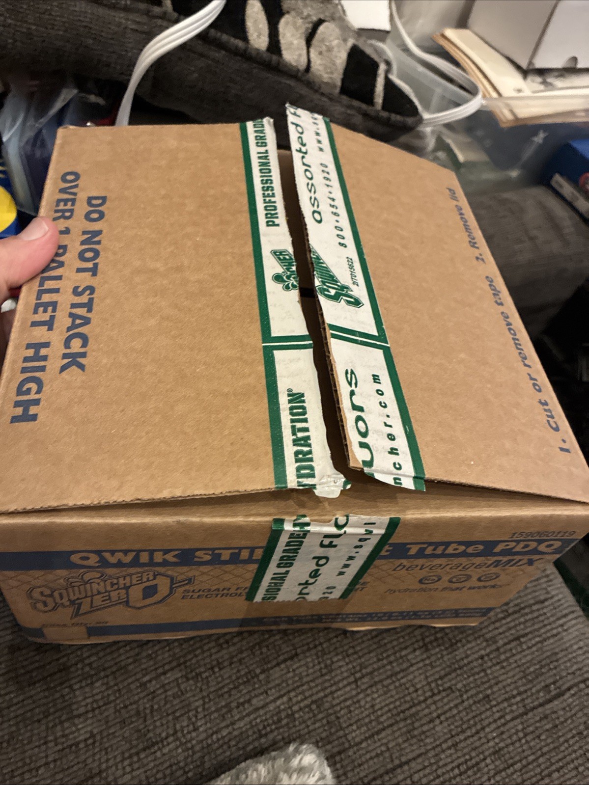 Sqwincher Zero, Sugar Free Sports Drink Mix Quik Stik 200 ct Assorted Flavors