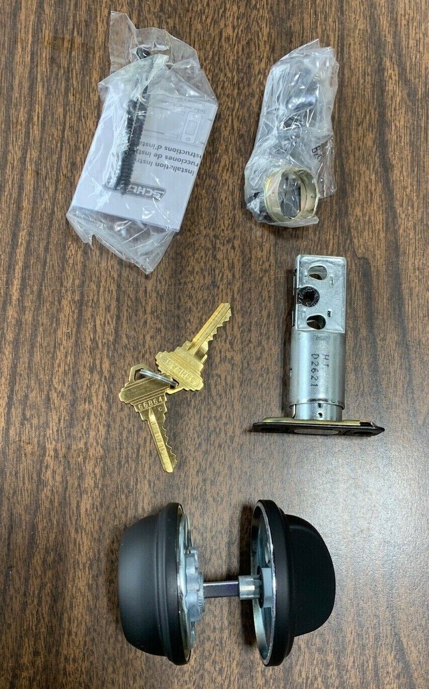 Schlage - B60N/B60L Deadbolt Keyed 1 Side, Highest Residential Security