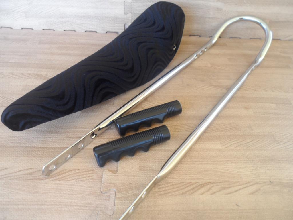 20" BLACK Velour Velvet Lowrider Krate BANANA SEAT SISSY BAR Grips Included