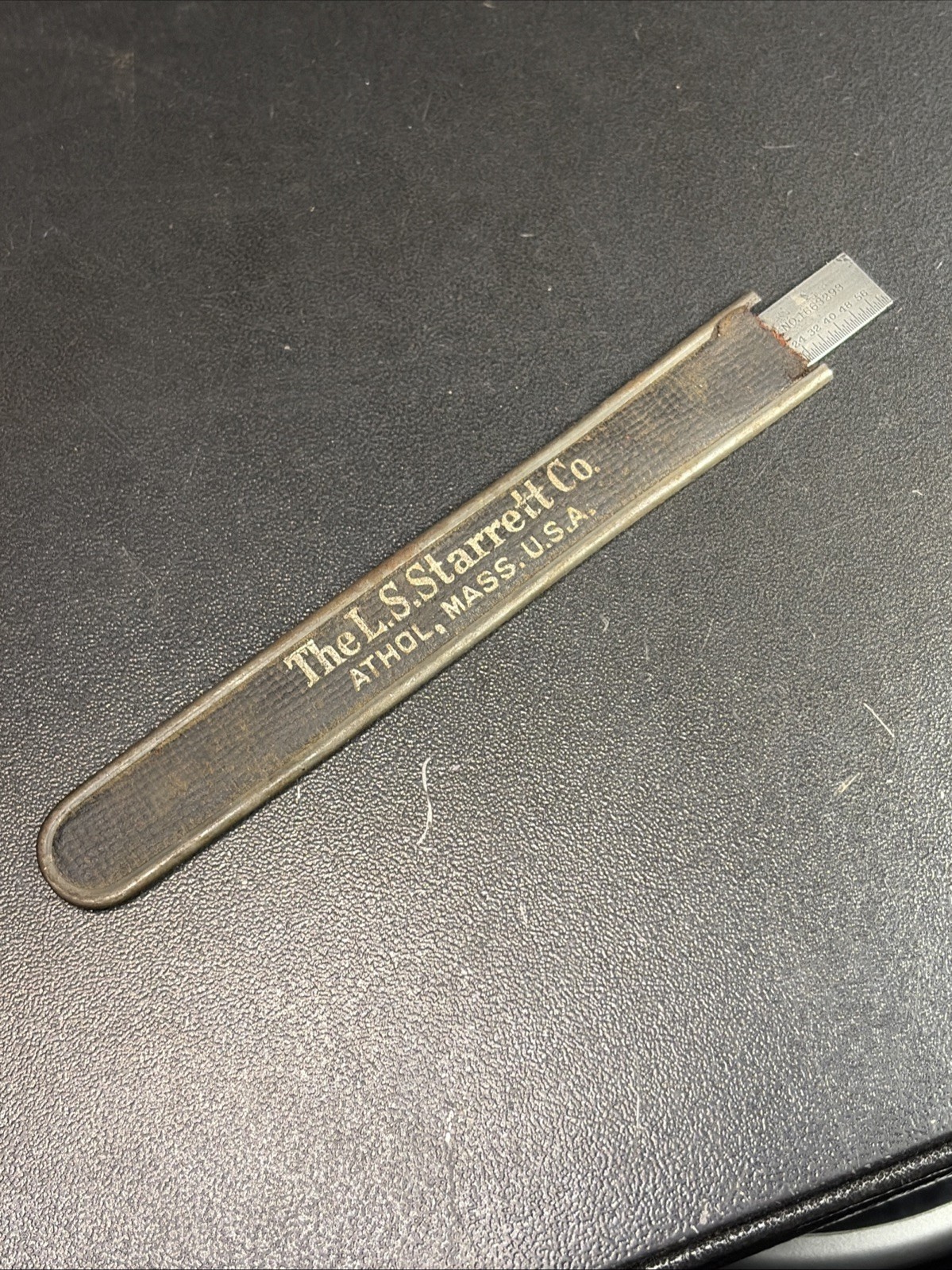 The L.S. Starrett Co. Pocket Ruler No 327 6” Athol MA