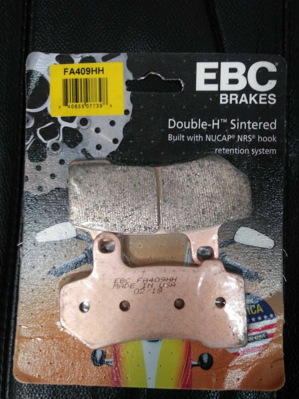 EBC FA409HH Brake Pads 1 Set Road Glide Street Glide Ultra V-Rod Front or Rear
