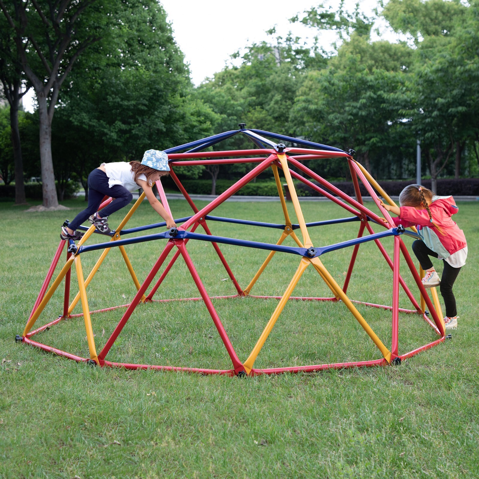 6FT Climbing Dome monkey bars  Play Ground Outdoor for Kids 3-8 Years