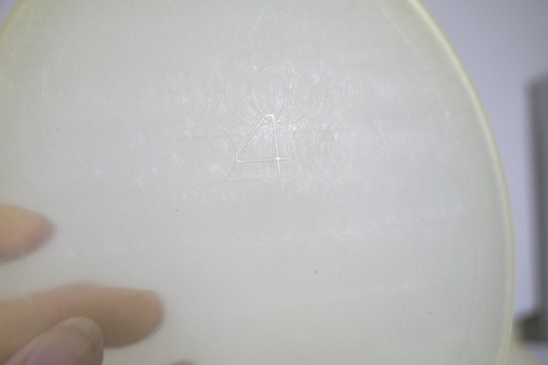 NEW Pair of Castle Plastics Size 4 Clear Hard Rubber Horse Hoof Shoe Flat Pads