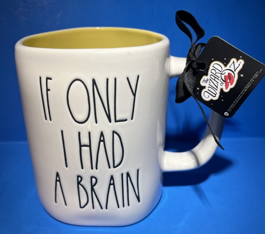 Wizard of Oz Scarecrow Emerald City Coffee Mug Set Collectible Rae Dunn NWT