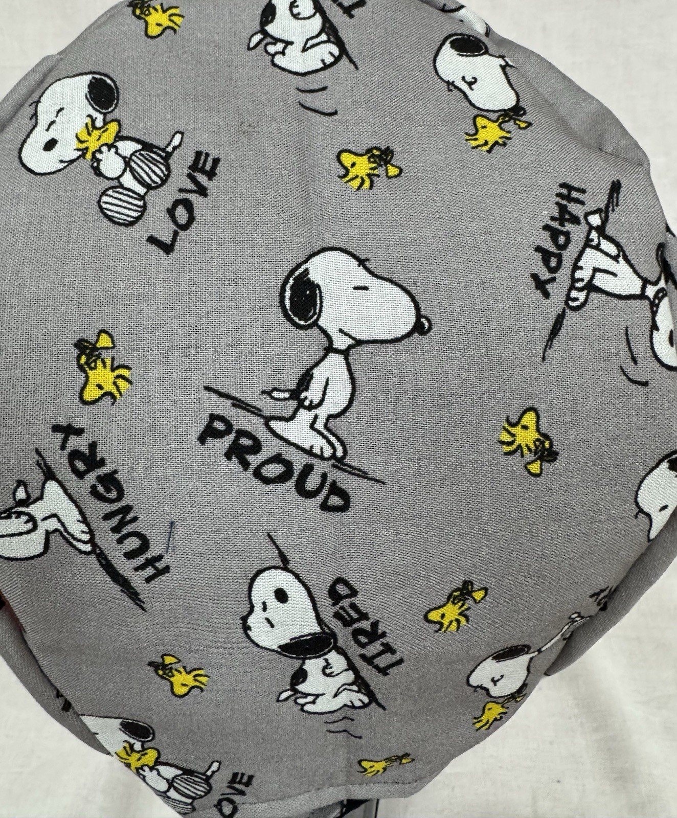 Men/Women Surgical Scrub Cap Lined Peanuts 100% Cotton