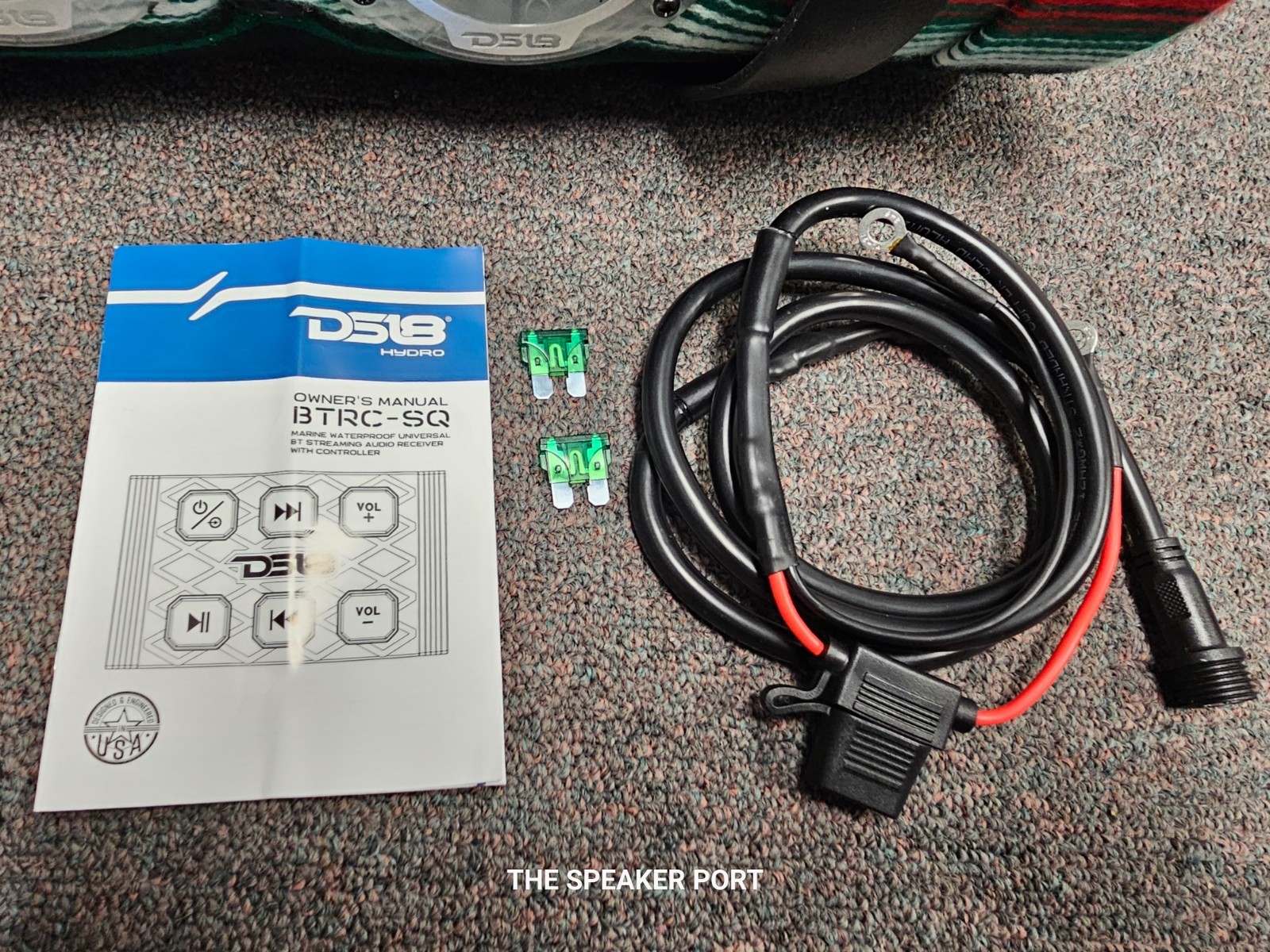 6" Bedroll - DS18 Marine Speakers, 2/2 Horn Tweeters, 1800W 4ch Amp, Bluetooth