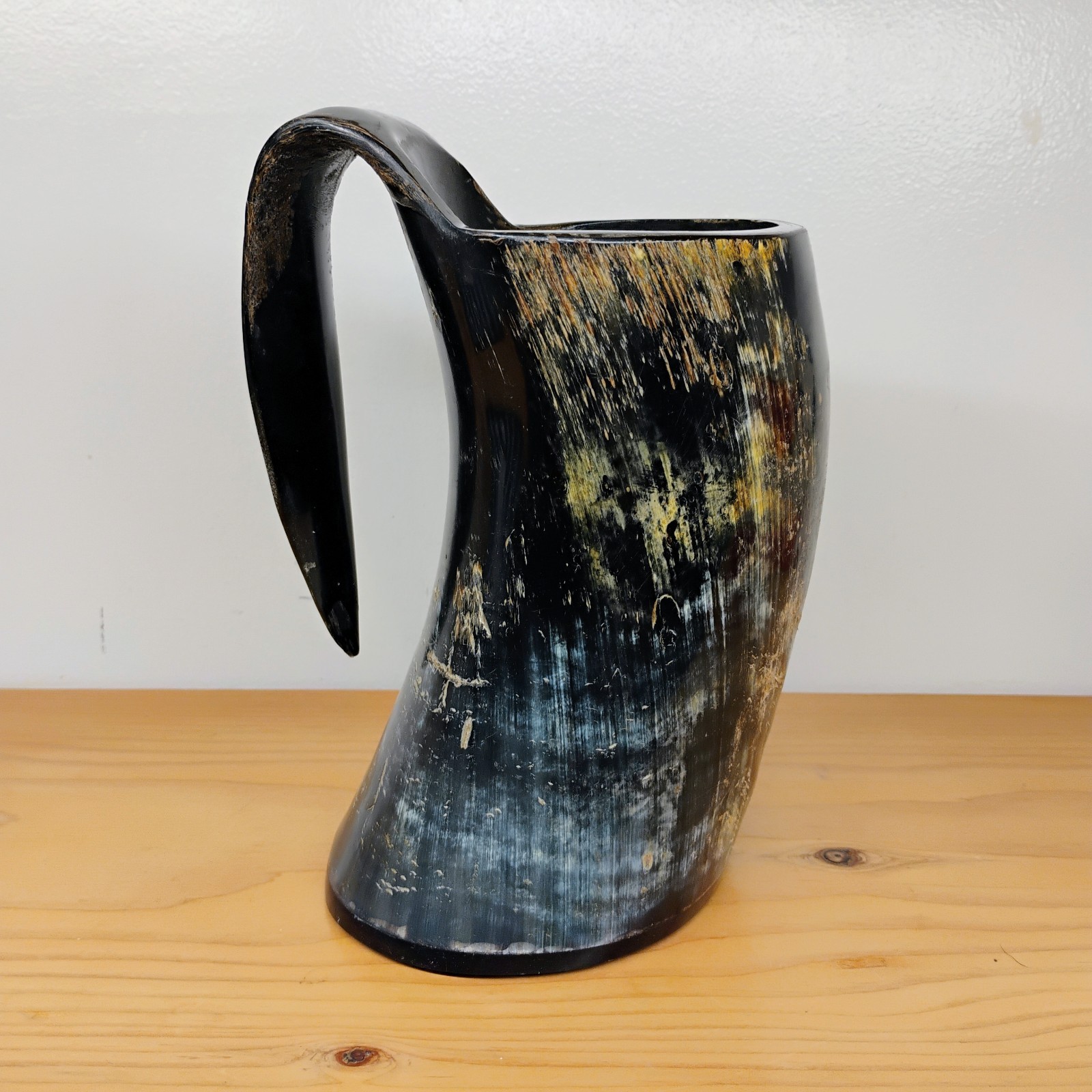 AleHorn Beer Mug Made Of Real Animal Horn