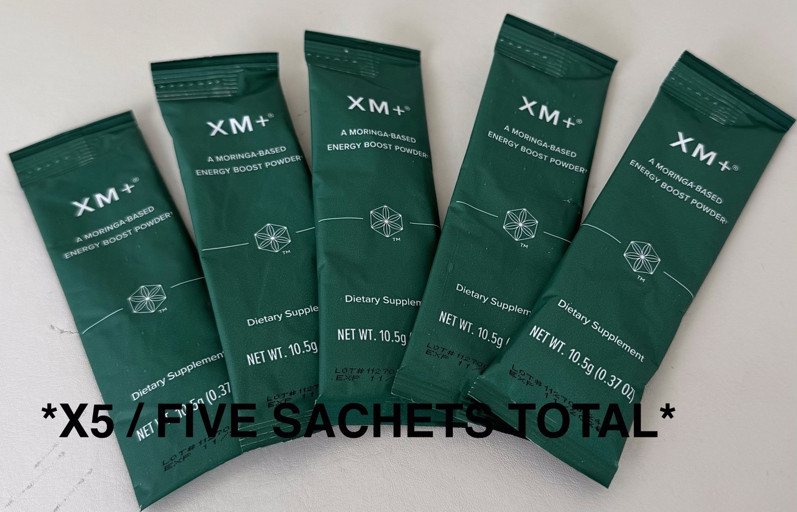 X5 Single Sachets Core Moringa ZIJA XM+ Extreme Energy Nutrition Weight Run Mood