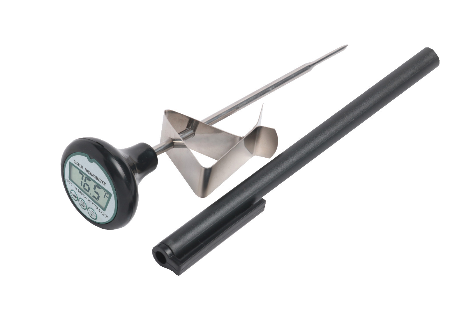 Digital Meat Food Thermometer , Liquid Candy Deep Fry, with Stainless steel Clip