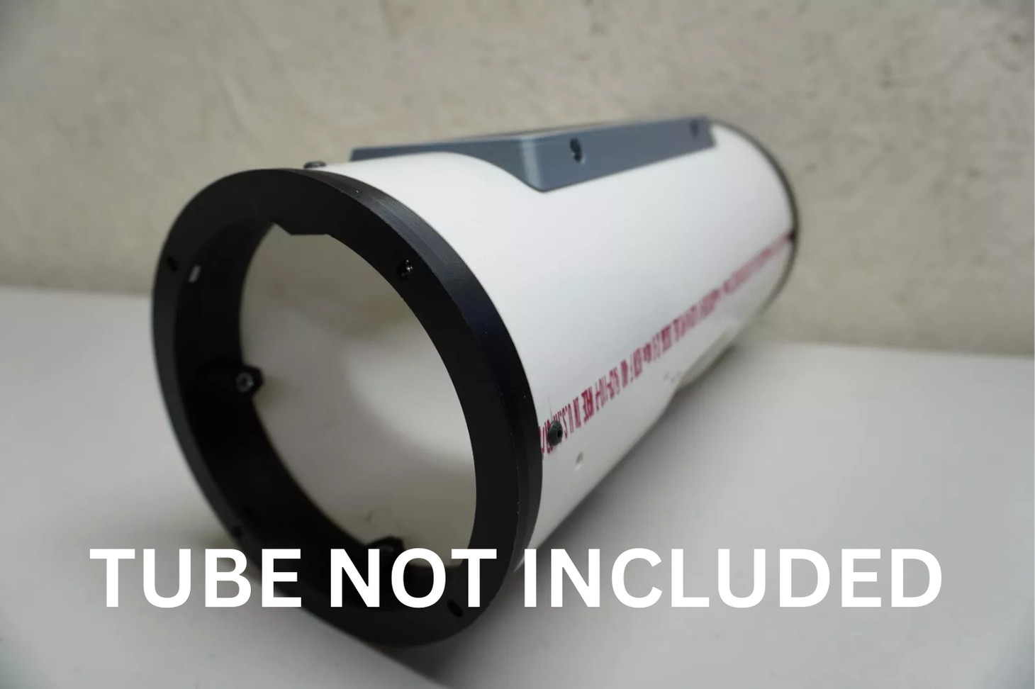 Motorcycle stereo bedroll speaker baffles. Mount 6.5" speakers in PVC tube ends.