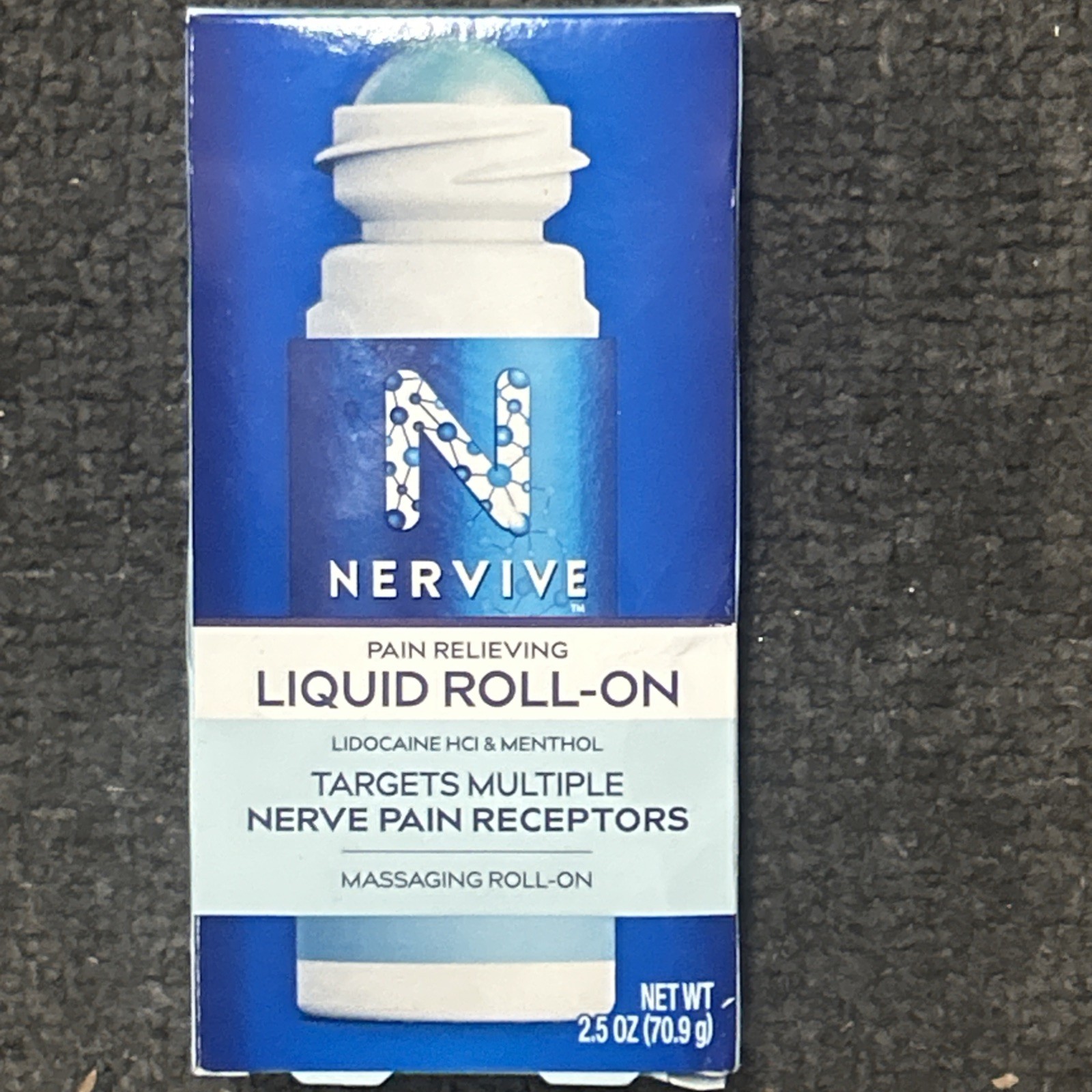 Nervive Nerve Care, Pain Relieving Roll On Liquid, Max Strength No-Mess Topical.