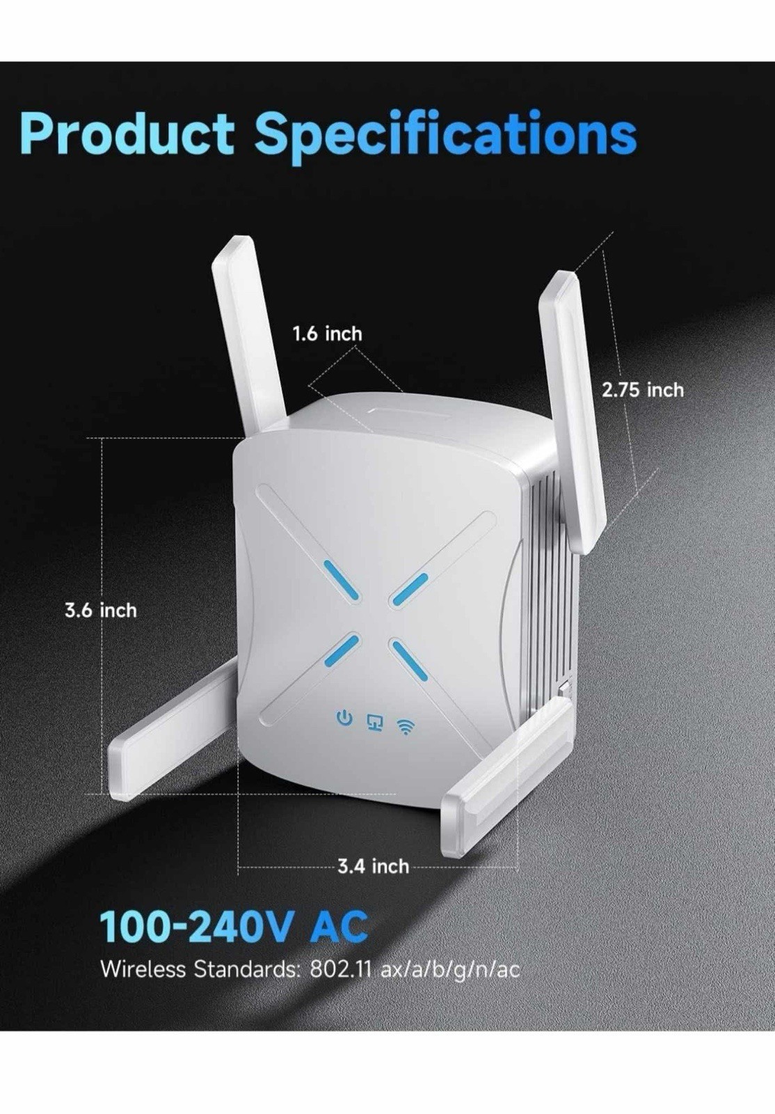 2025 Wifi Extender Signal Booster New Gen Wifi 6 Repeater