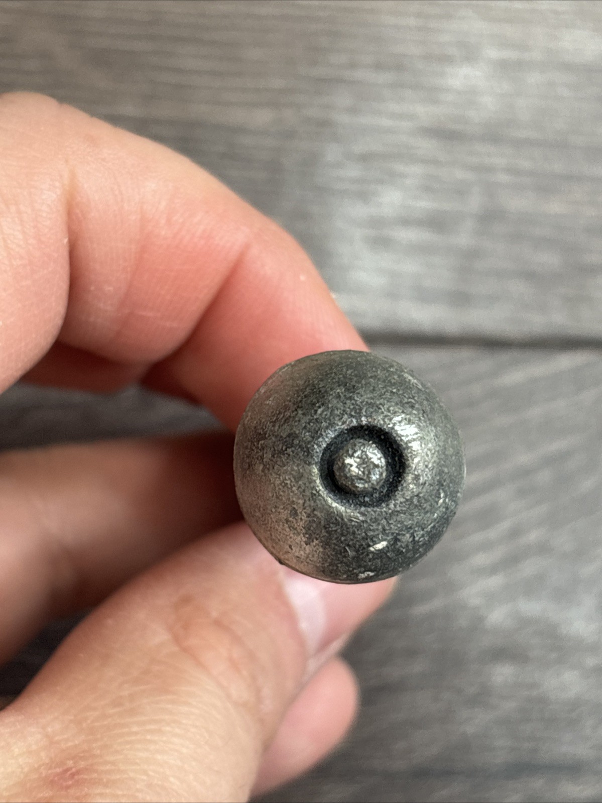 Vintage Diecast Metal Cap Bomb Grenade Toy Spring Loaded Made In Taiwan