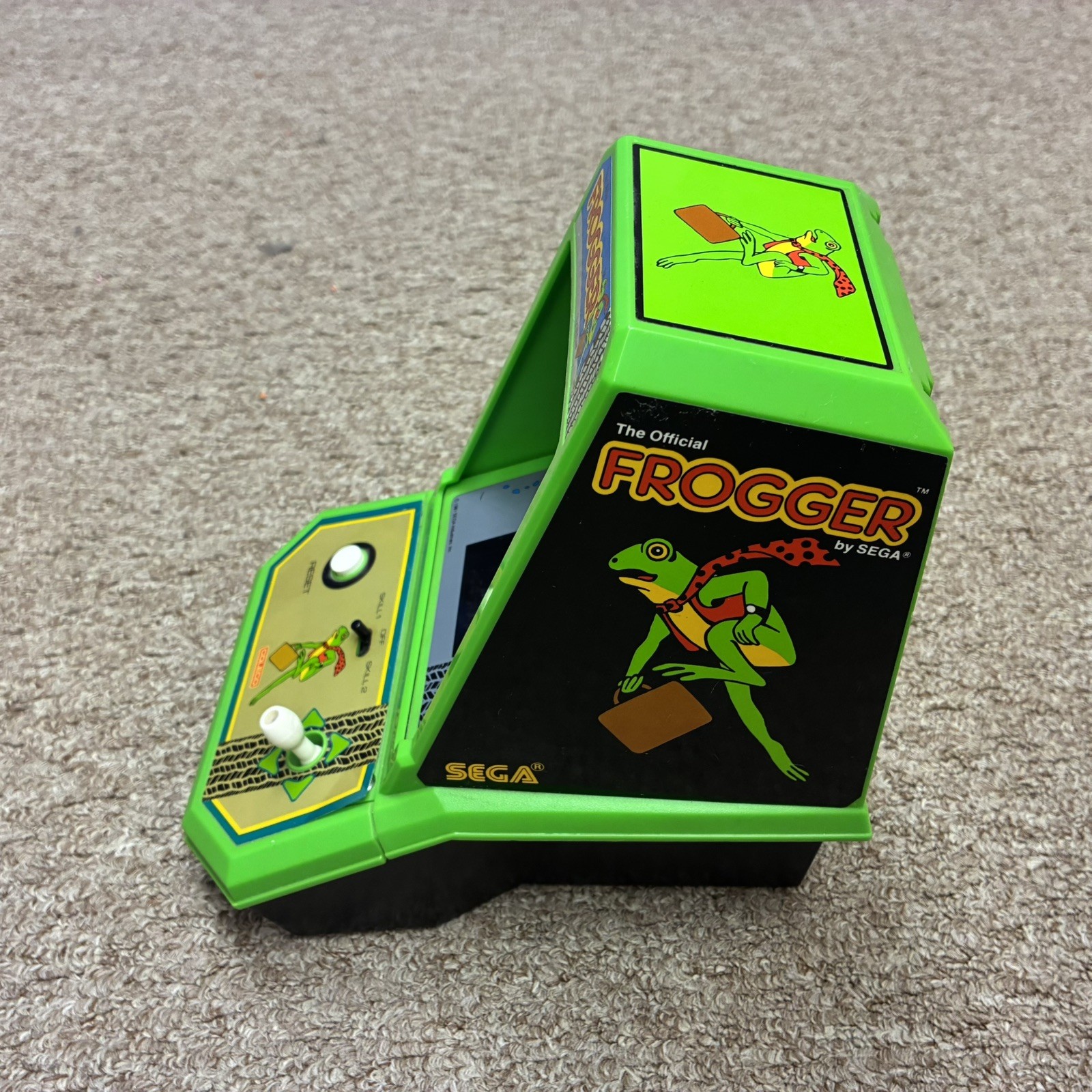Vintage Coleco Frogger Tabletop Mini Arcade Game 1982 SEGA, Working Condition