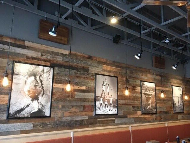 10 SQ. Ft (3", 4", 5" WIDE x 3/8" THICK ) RECLAIMED BARN LUMBER  WOOD WALLBOARD