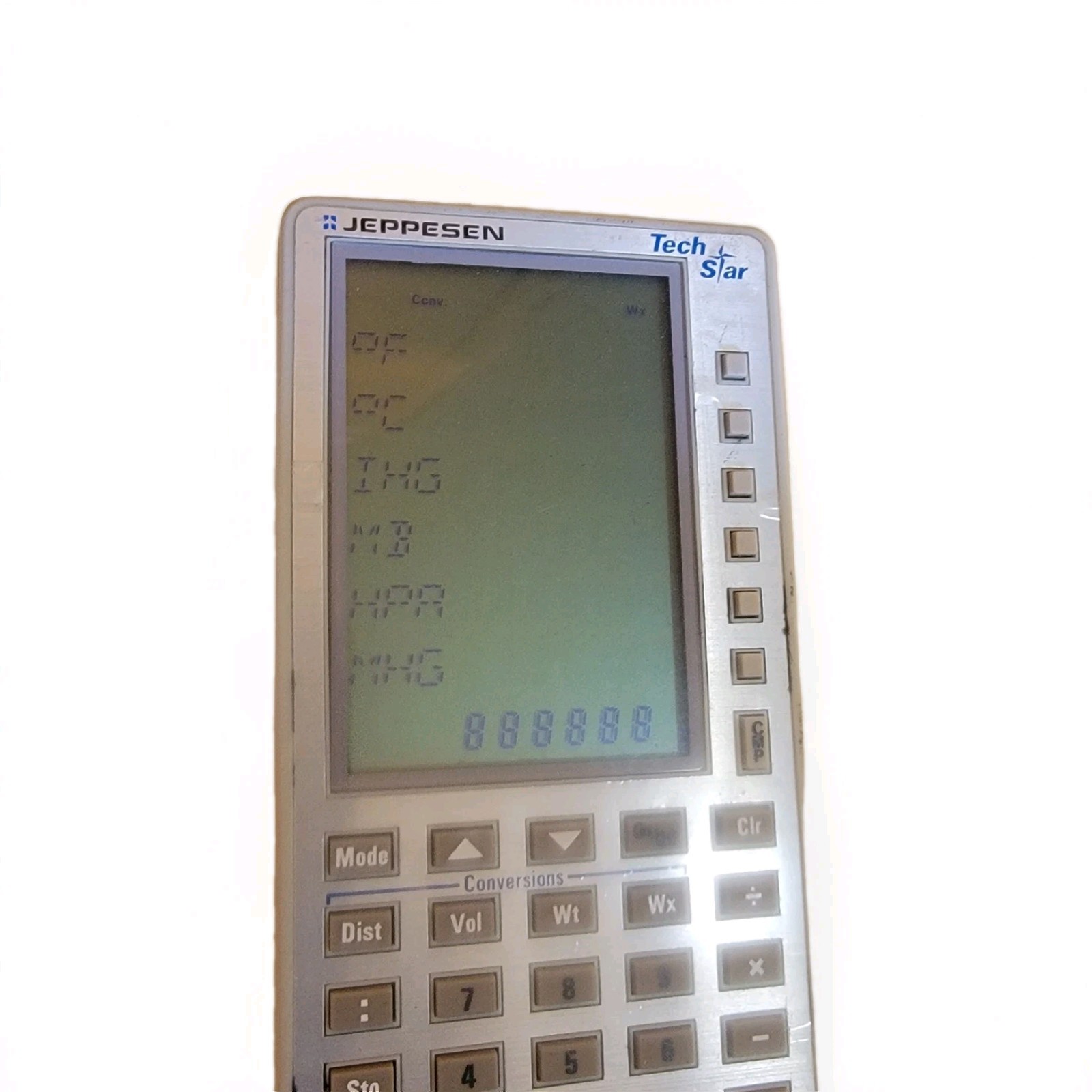 Jeppesen TechStar Flight Computer Electronic E6B Aviation Calculator with Case