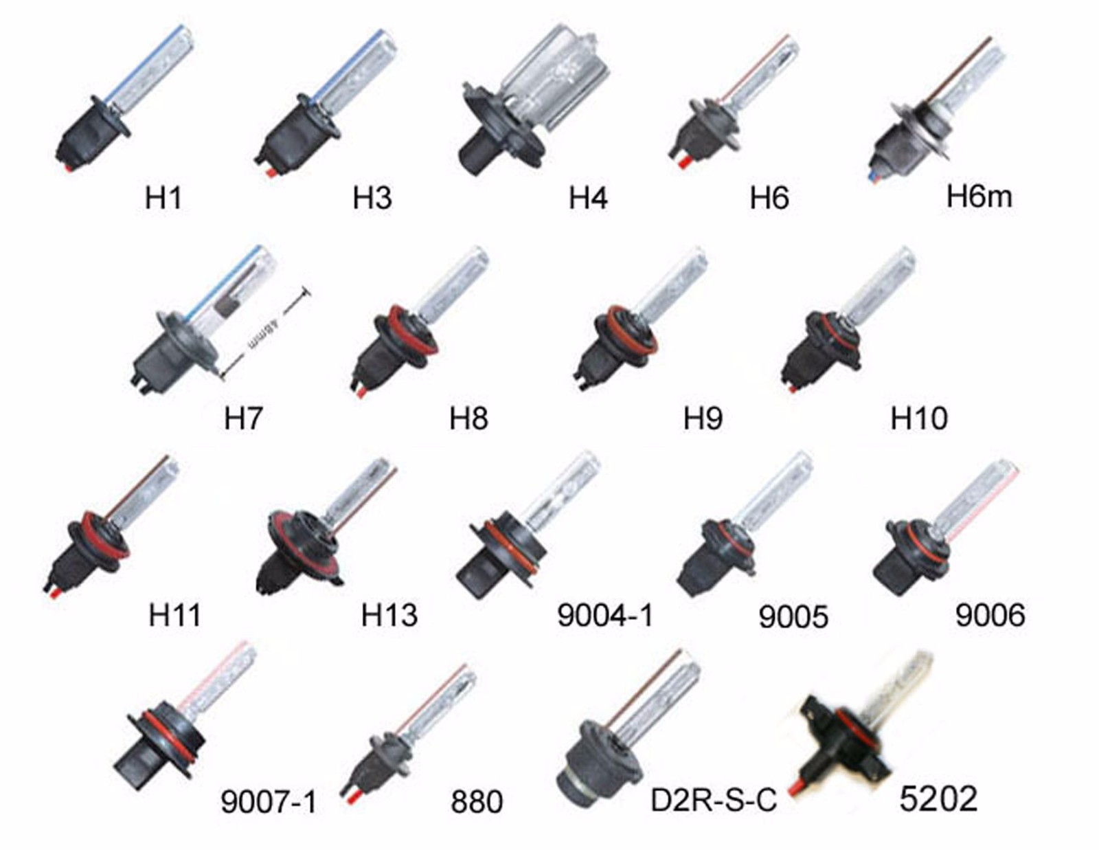 Xentec Slim Xenon Lights HID Kit H1 H3 H4 H7 H10 H11 H13 9004 9005 9006 9007