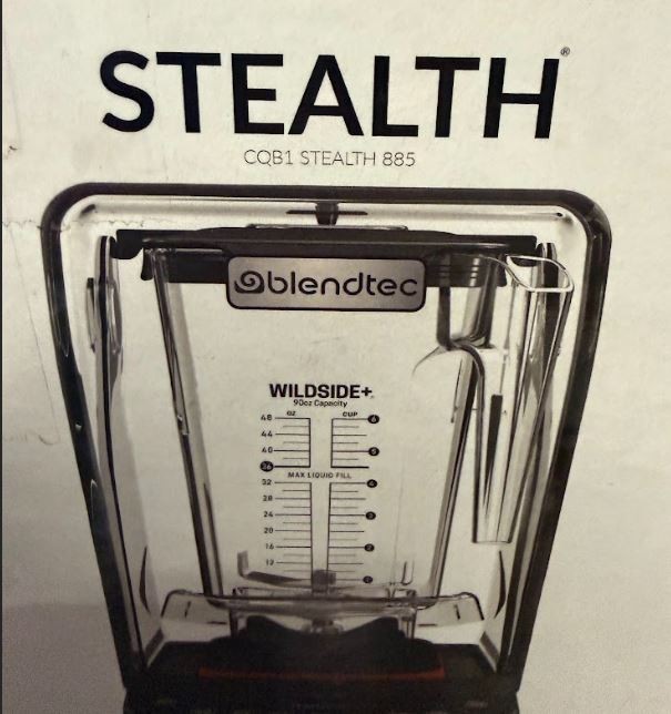 Blendtec Stealth 885 Commercial Blender + 2 Jars - Black