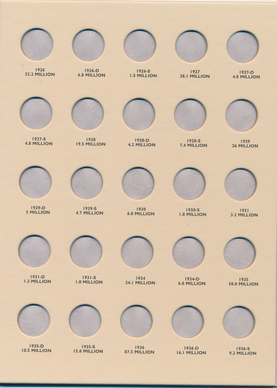 Littleton Coin Folder LCF20 Mercury Dime 1916-1945 Book / Album 10 cent