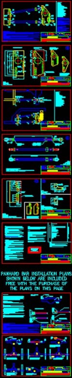 #06PDF 4 Link Rear Suspension Plans Drag Race hot rod pro street Blueprints