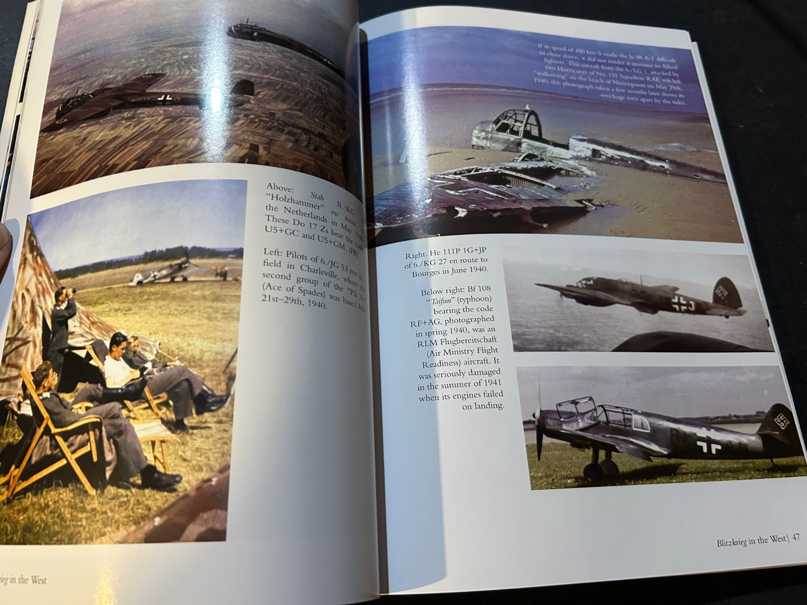 Book "Luftwaffe in Color-The Victory Years 1939-1942" by Cony & Roba 160 Pgs