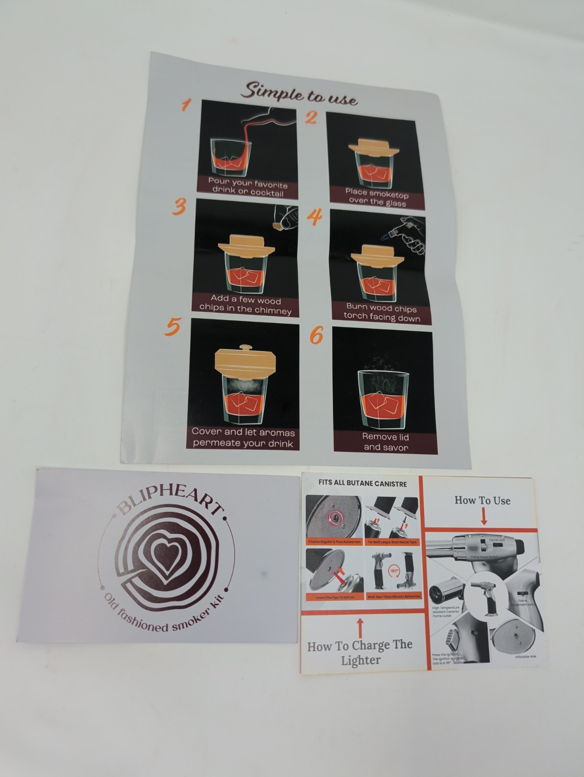 Cocktail Smoker Kit with Torch - 19-Piece Whiskey - Bourbon Smoking Set, 4 Wo...