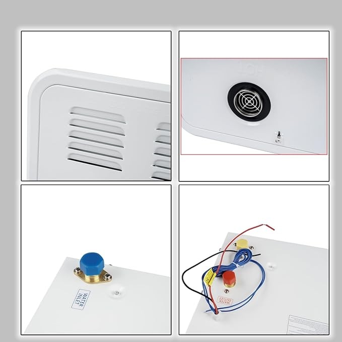 RV Tankless Water Heater Propane Gas 3.9GPM 55000BTU with Controller