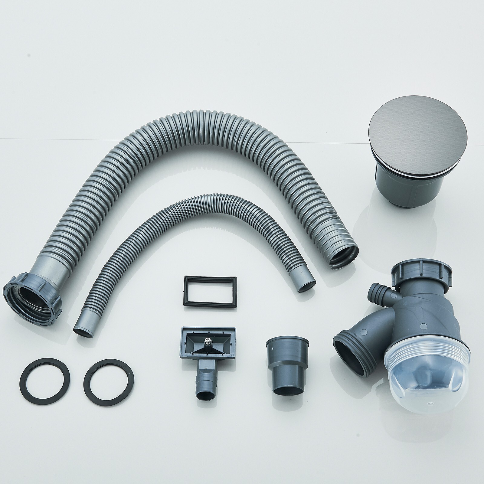 Stainless steel Kitchen Sink with Faucet 23.6 inch Large Single Bowl Top mounted