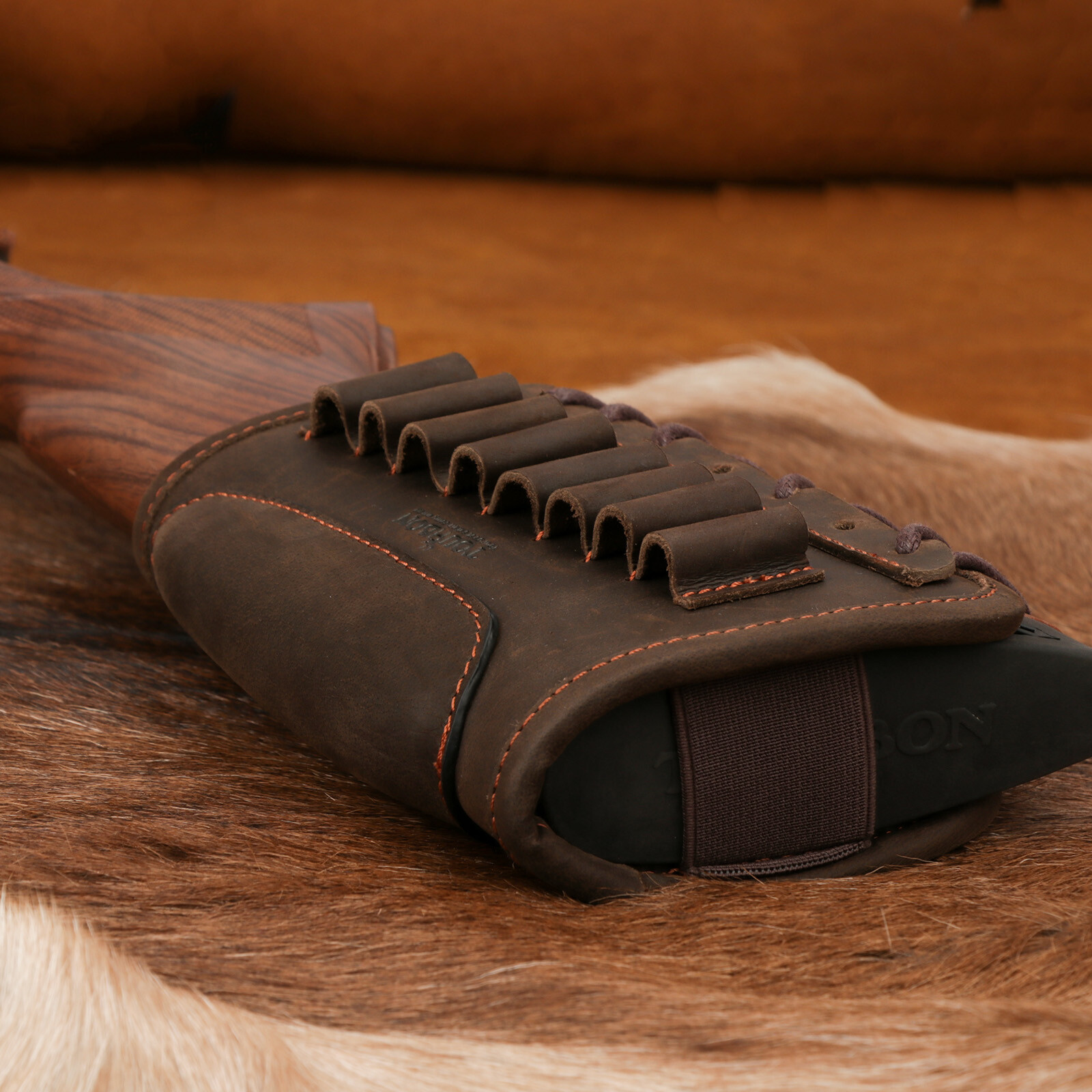 TOURBON Hunting Cheek Rest Riser Rifle Cartridges Ammo Holster Buttstock Sleeve