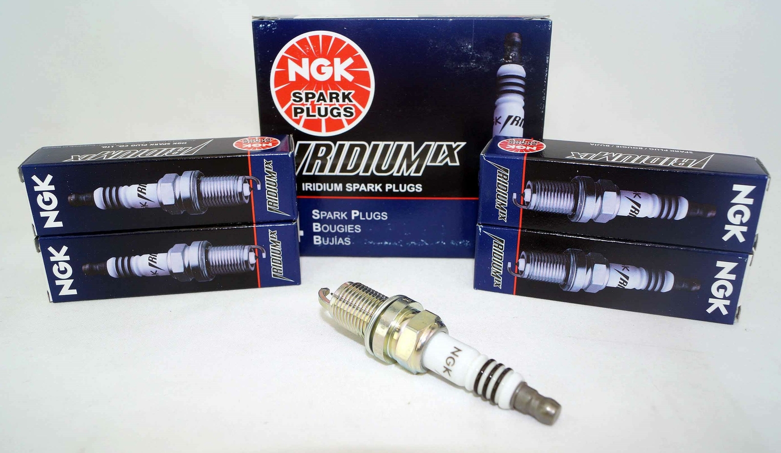Set of 4 Genuine NGK 2477 Spark Plug Iridium IX ZFR5FIX11
