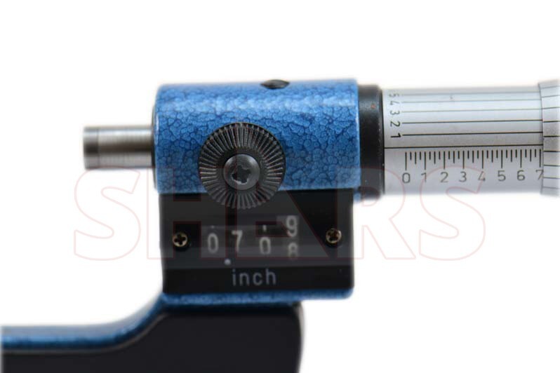 Shars 0- 1" DIGITAL READOUT DIGIT COUTNER OUTISDE MICROMETER 0.0001" CARBIDE P}