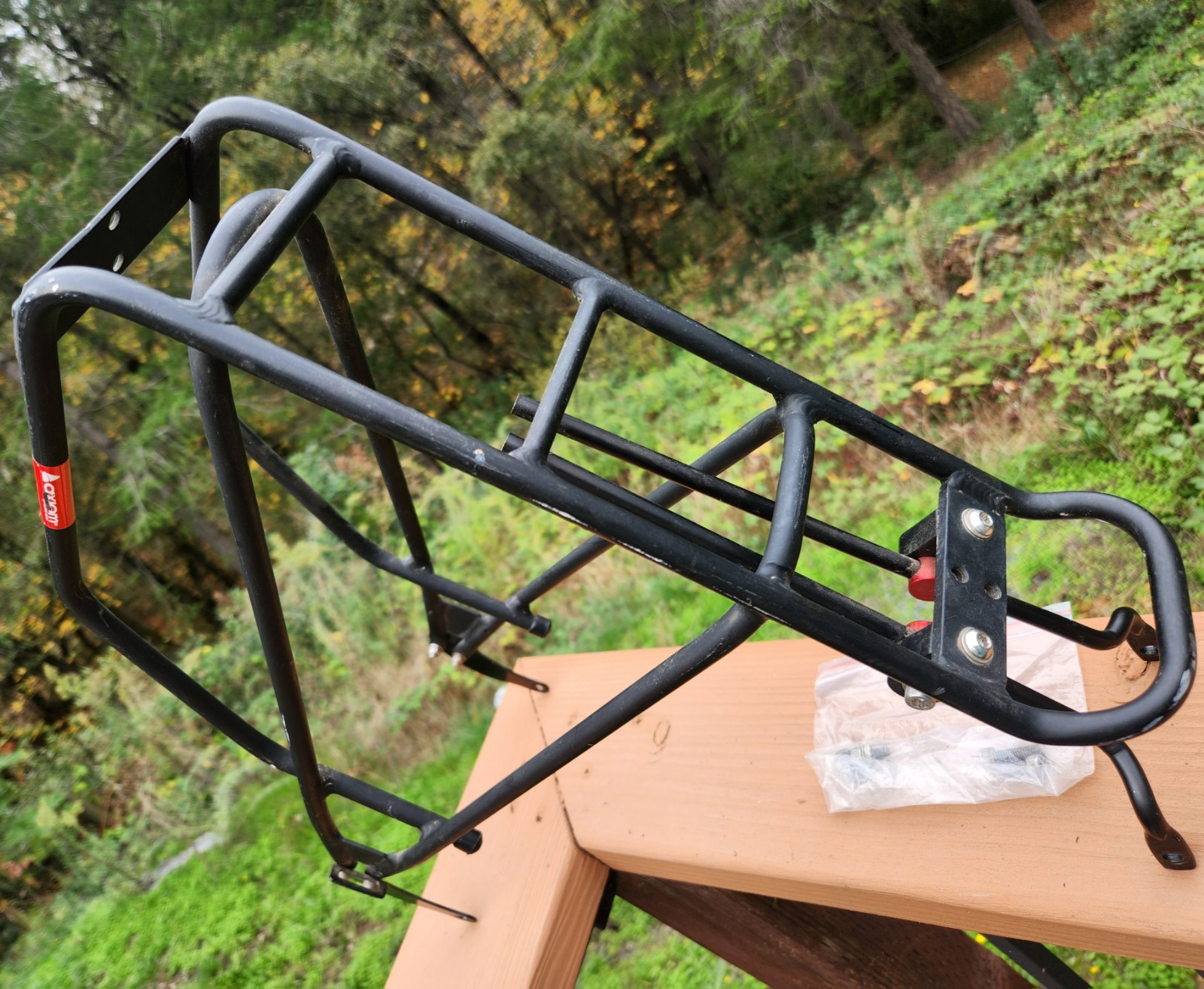 Axiom Streamliner Rear Wheel Bike Rack Black Aluminum Alloy Lightweight Road 700