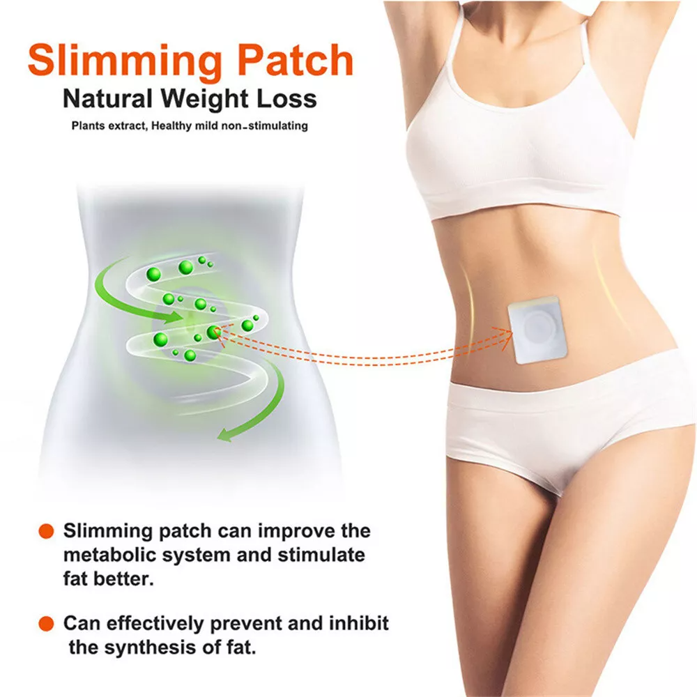 60PCS Slim Patch Weight Loss Slimming Diets Pads Detox Burn Fat Adhesive US