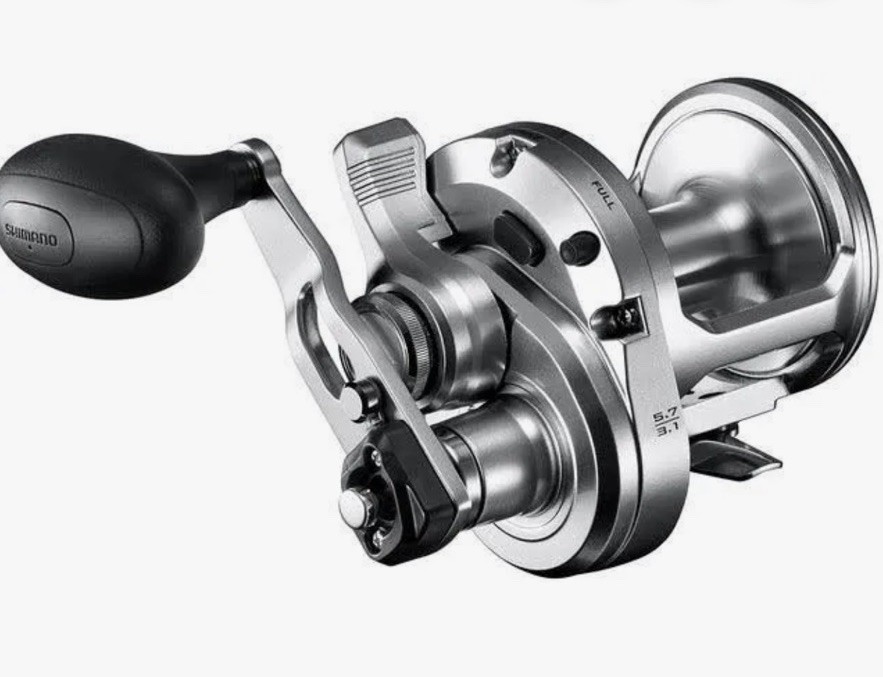 Shimano Speed Master 16II 2 Speed Saltwater Reel - Right - 5.7:1/3.1:1 - 16 Size