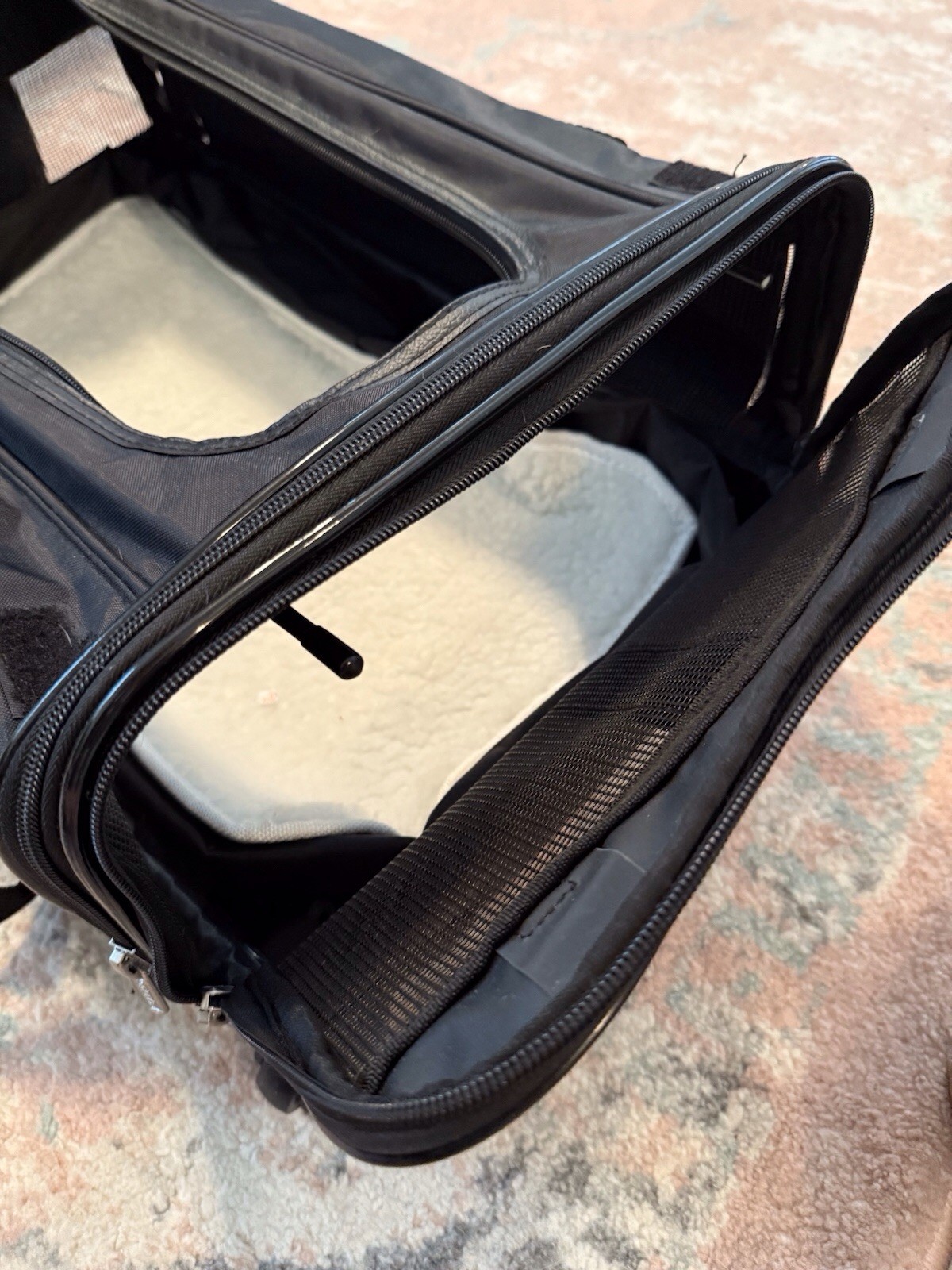 Sherpa Ultimate On Wheels Pet Carrier Airline Approved, Used One Time! Clean!