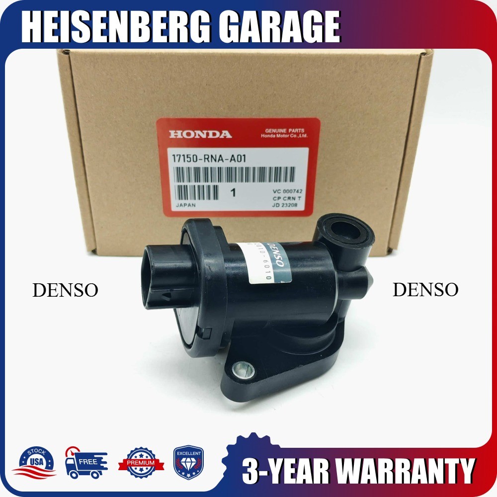 Genuine Idle Speed Control Valve Solenoid DENSO#17150-RNA-A01 for Honda Accord