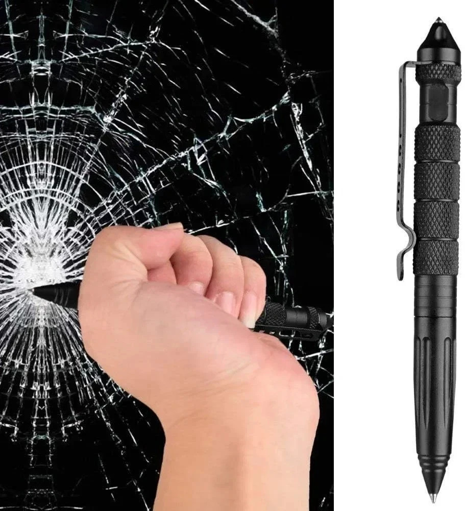 Tactical Pen Self Defense & Writing Tool Glass Breaker Tungsten Steel Ballpoint