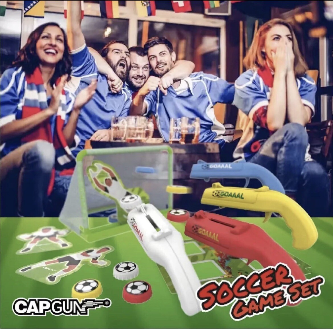 4 Pack Firing Cap Gun Launcher Shooter Bottle Opener Beer Cap Openers Shoots