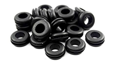 Rubber Grommet to fit 1/2" Hole in 1/16" Thick Panel - 5/16" Inner Diameter