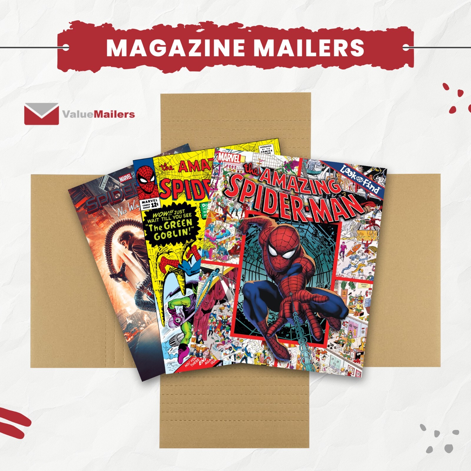 Vinyl Record Mailers White Holds 1 - 4 Records 12" LP Cardboard 50 100 to 1000