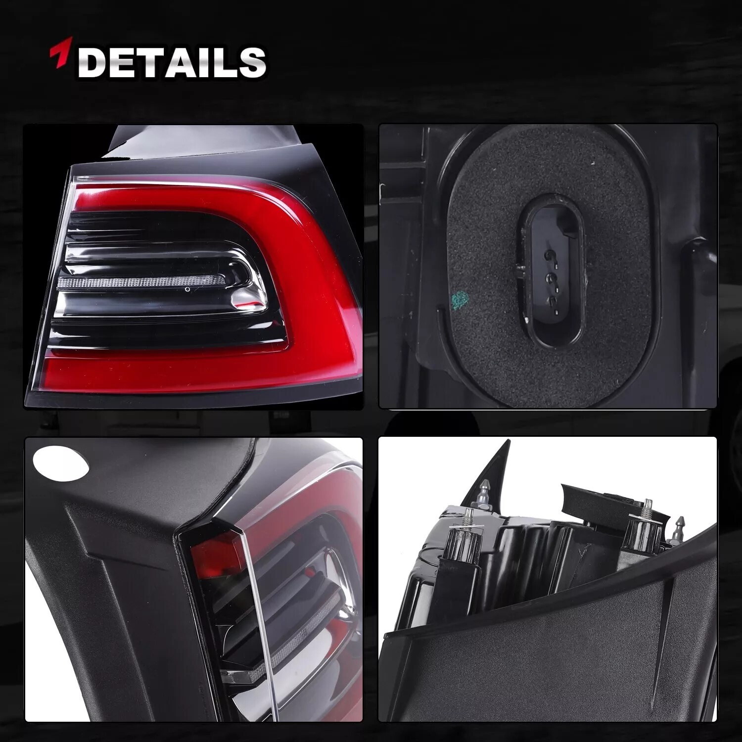 For 2017-2023 Tesla Model 3 LED Outer Tail Light Lamp Passenger 1077398 OE Style