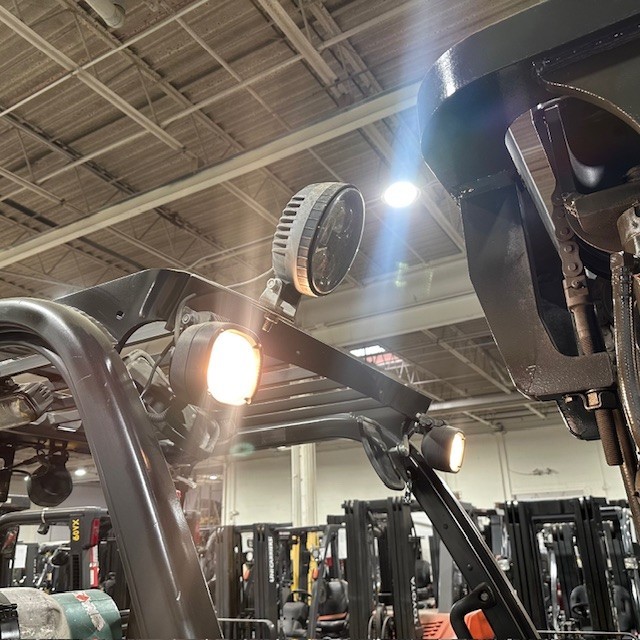 2018 Yale GLC080VX 8000lb Used Forklift Triple Mast Sideshift LP Gas 7186 Hours