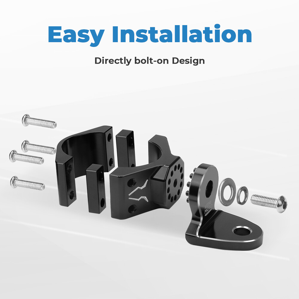 1.75"-2" Heavy duty Bracket Adjustable Lights Flag Mount for Polaris RZR Can Am