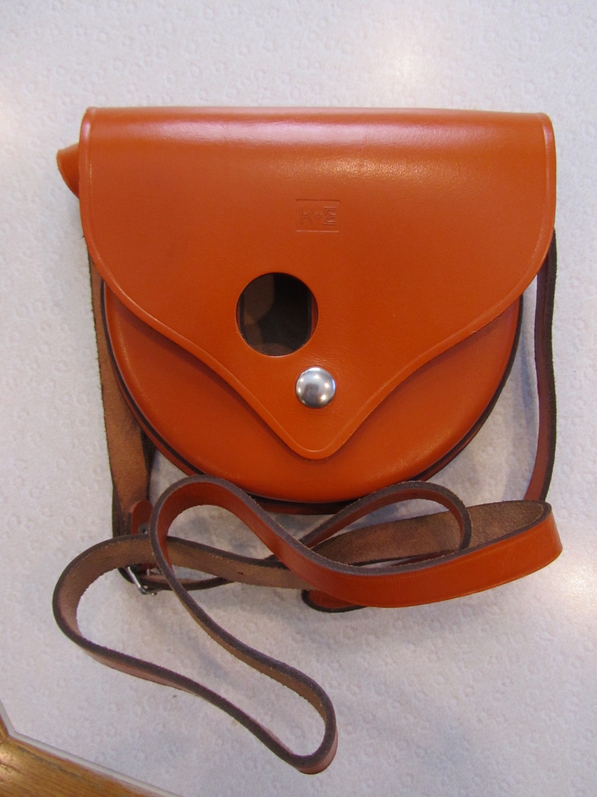 Vintage K&E Keuffel & Esser Surveyors Compass Leather Case Boxed Made In Germany