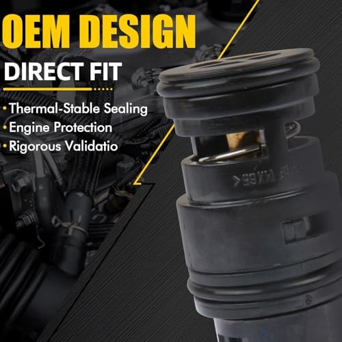 Engine Coolant Thermostat Housing Assembly 17111437362 Compatible with 1999