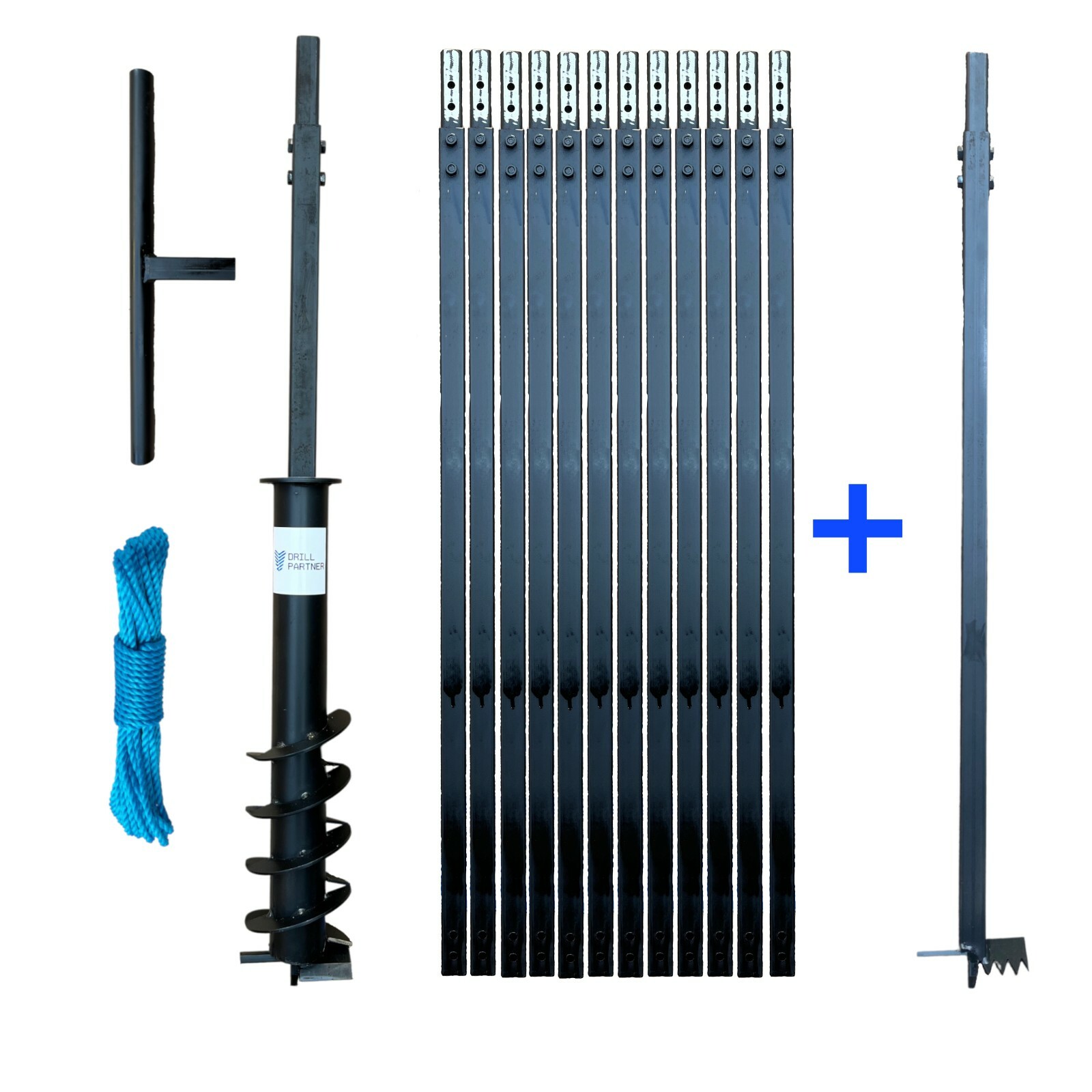 Hand auger 4inch /33ft Best auger / digger / water well / +CLAY DRILL-BIT