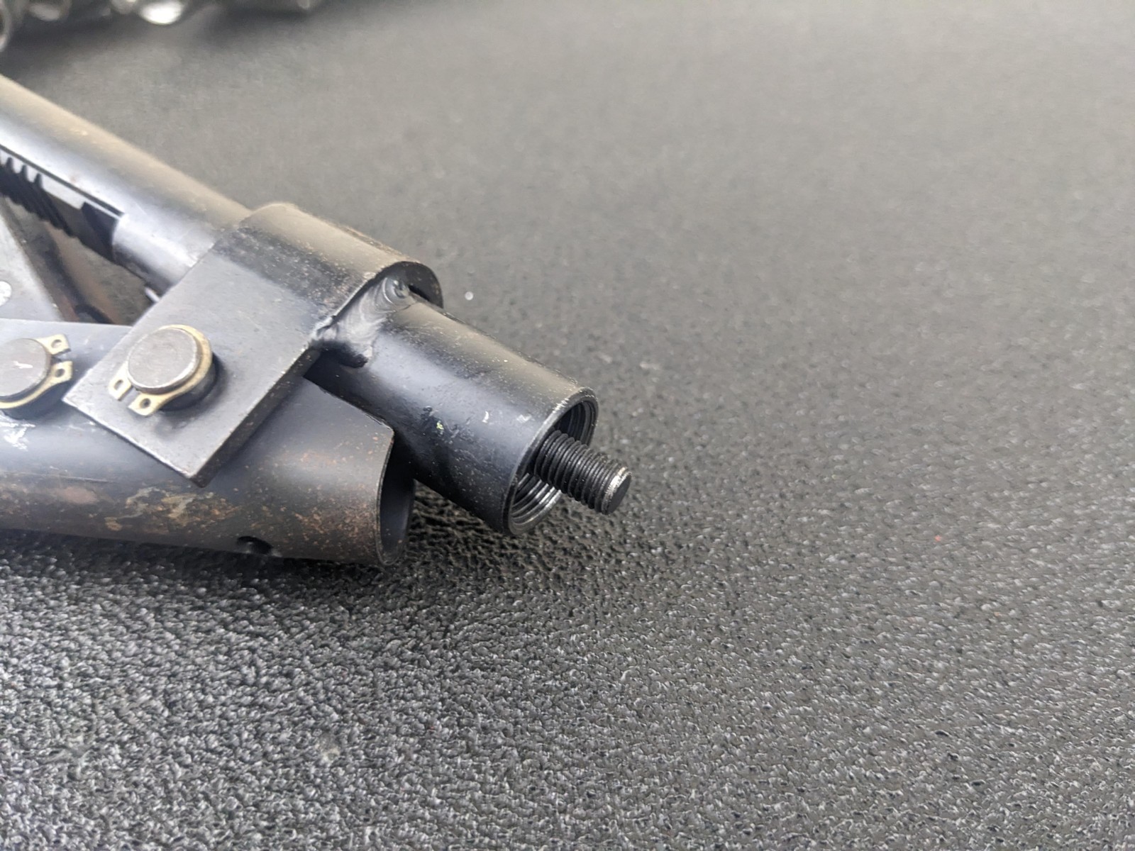 #bl614 Huntington Beach 4pc HBM 122 Rivet Gun Hand Riveter Pulling Aircraft Tool