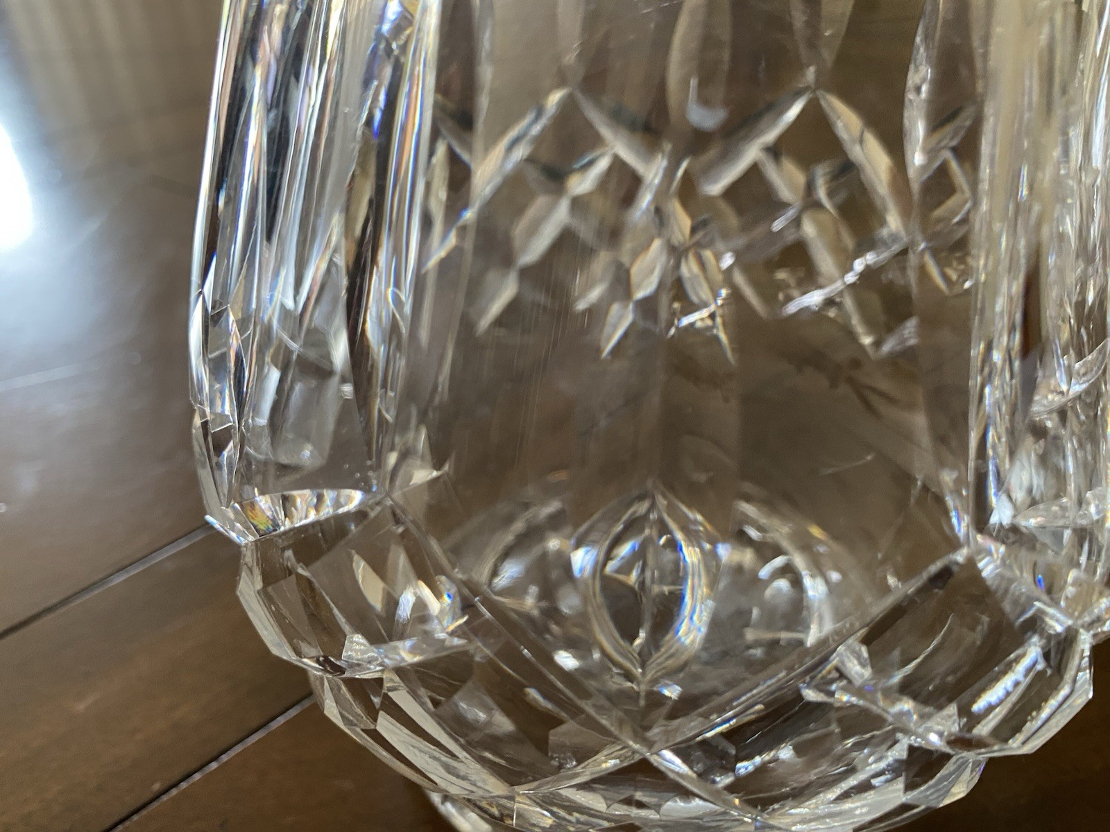 Set Of 2 Waterford Lismore 12" Crystal Liquor Brandy Decanters W/Stoppers Signed