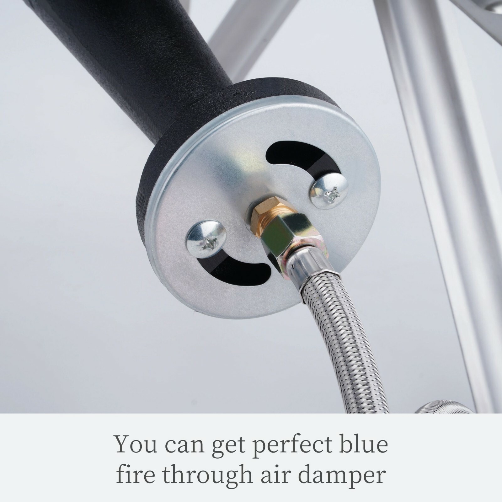 200,000 BTU Single Stainless Steel Propane Burner for Outdoor Cooking Gas Stove