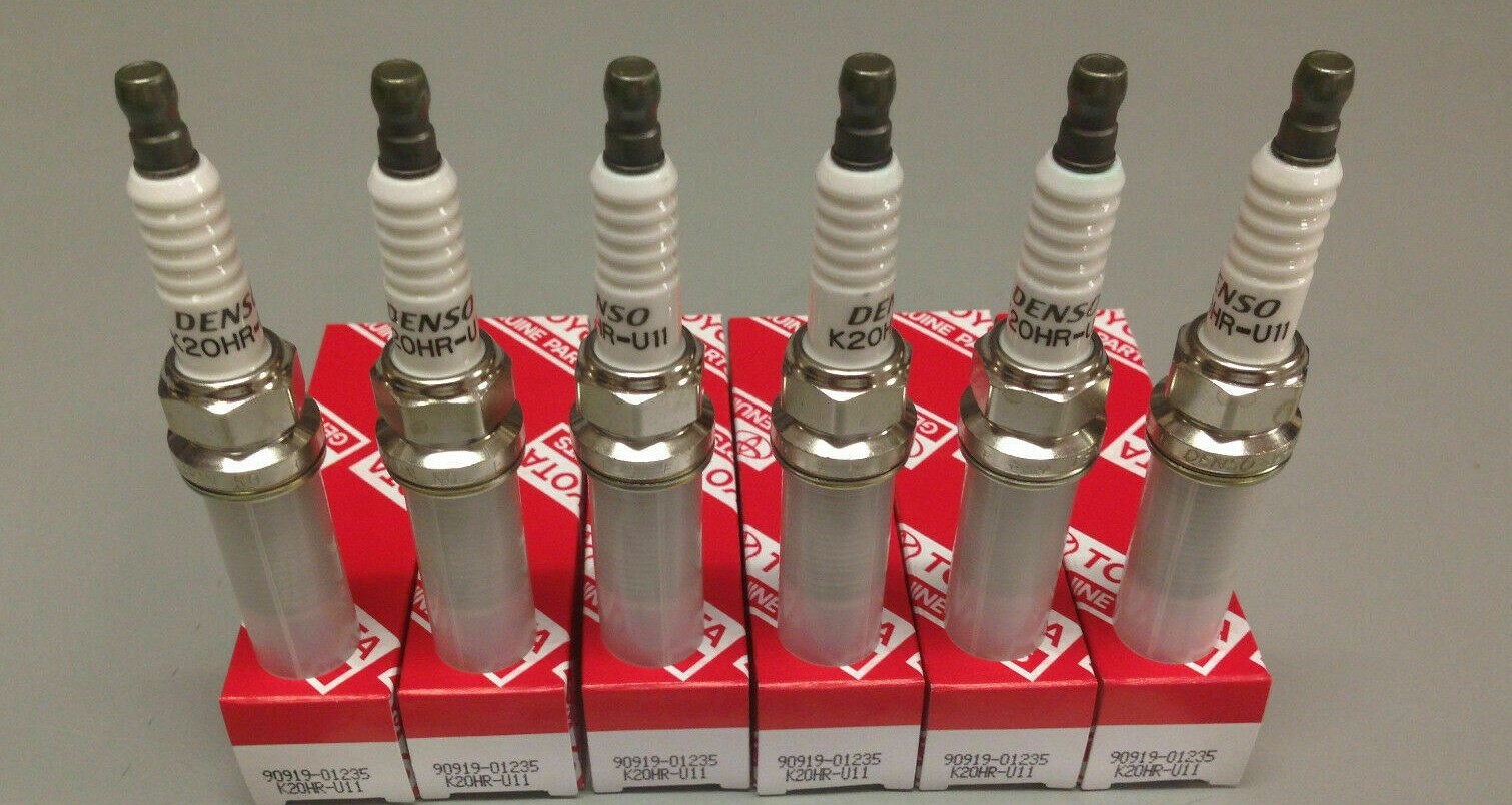 OEM TOYOTA 2003-09 Toyota 4RUNNER & 2005-15 TACOMA V6 4.0L Spark Plugs Set of 6